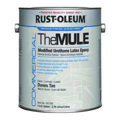 Commercial The MULE (Modified Urethane Latex Epoxy), Interior/Exterior, Gloss Dunes Tan, 1 gal Bucket/Pail, 2/Carton